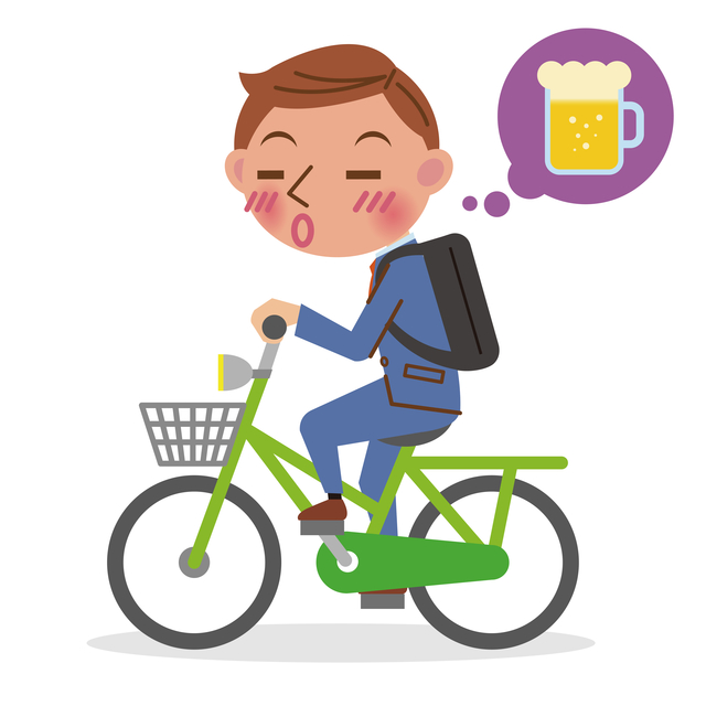自転車で飲酒運転は 罪になるの